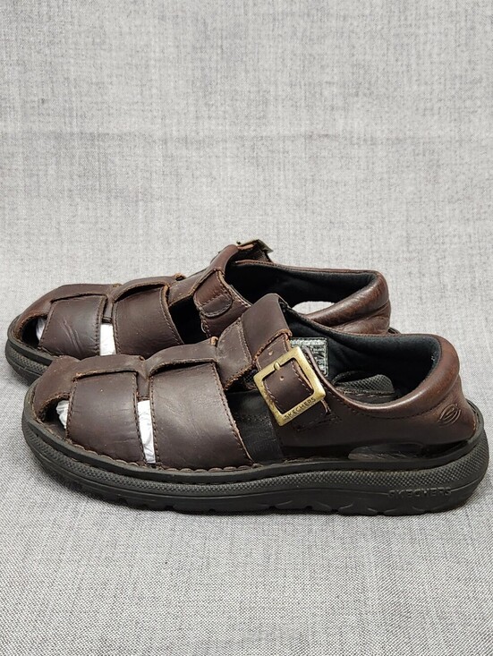 Skechers Fisherman Style Brown Leather Sandals. 10 main image 5